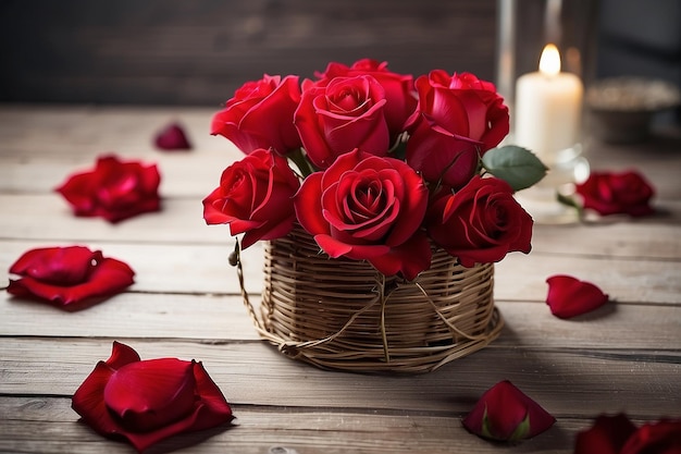 Célébration du Jour des Roses Un bouquet d'amour et d'affection