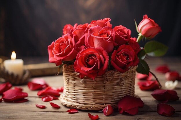 Célébration du Jour des Roses Un bouquet d'amour et d'affection