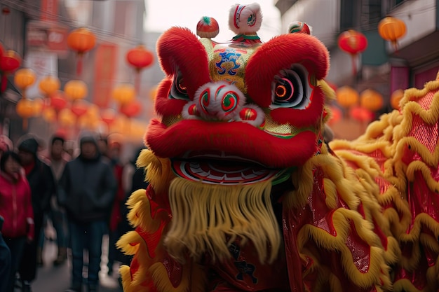 Célébration du Nouvel An chinois IA générative