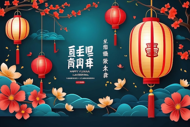Célébration de la fête de l'anterne Fête joyeuse de Yuanxiao Traduction