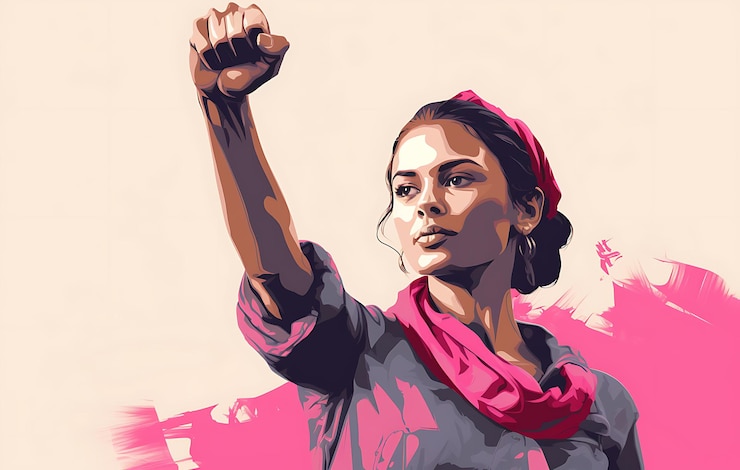 Photo célébration de la journée internationale de la femme autonomisation des femmes dans le monde vector illustration graphique