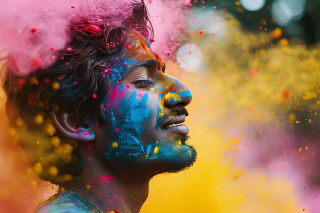 La célébration jubilante du Holi