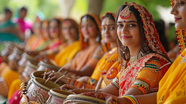 Célébration de la musique folklorique de Gudi Padwa