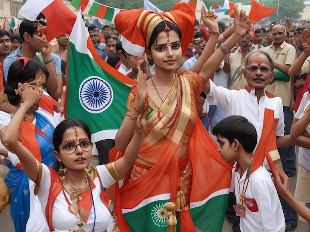 célébrations de la fête de l'indépendance Inde