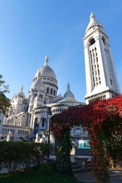 La célèbre basilique du Sacré Coeur Paris France