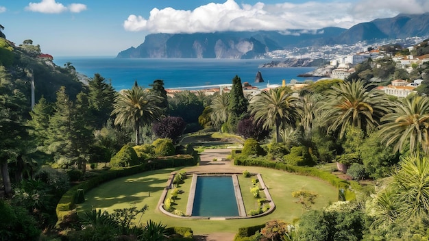 Le célèbre jardin botanique de Funchal, sur l'île de Madère, au Portugal