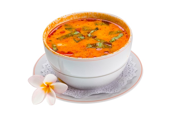 Célèbre soupe thaïlandaise Thom Yam