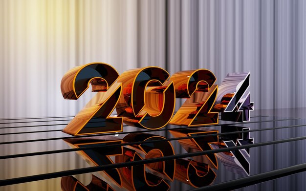 Photo célébrer la bonne année 2024