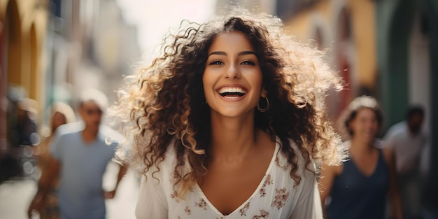 Célébrer la diversité Un groupe d'amis explorant la ville pendant les vacances Concept Amitié Exploration de la ville Saison de vacances Diversité Aventure urbaine