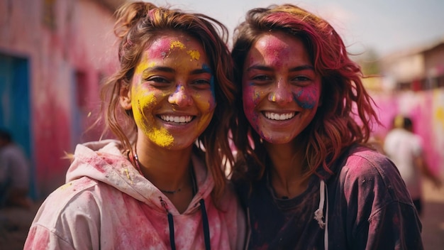 célébrer le festival de Holi