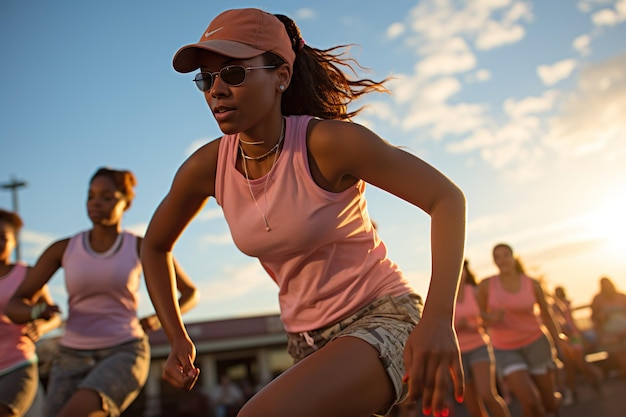 Célébrer la positivité corporelle à travers diverses formes de forme physique et de santé dans des photographies captivantes