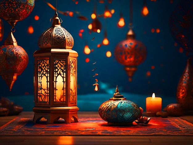 Célébrer le Ramadan Mubarak Votre but est de capturer l'esprit du mois sacré