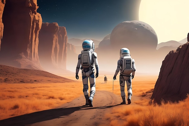 Celestial Odyssey : première arrivée de l’humanité sur Terre à bord de vaisseaux spatiaux