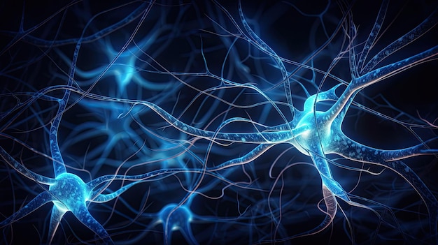 Cellules neuronales avec des impulsions lumineuses