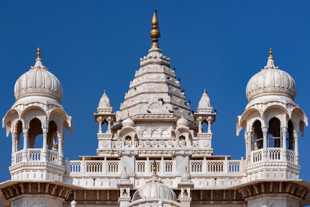 Cénotaphe en marbre Jaswant Thada Jodhpur Inde