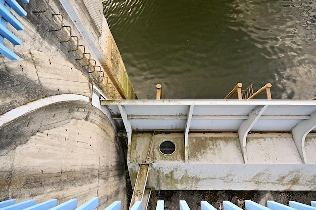 Centrale hydroélectrique runoriver centrale hydroélectrique turbine Kaplan MohelnoCzech Republic