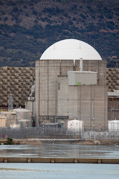 Photo centrale nucléaire dans le centre de l'espagne