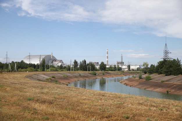 Centrale nucléaire de Tchernobyl dans la zone d'exclusion de Tchernobyl Ukraine