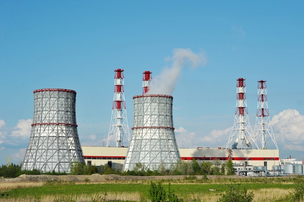 Centrale thermique du sud-ouest à Saint-Pétersbourg, en Russie