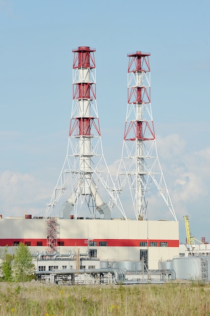 Centrale thermique du sud-ouest à Saint-Pétersbourg, en Russie