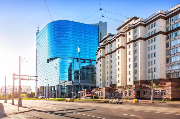 Centre d'affaires en verre PREO8 Place Preobrazhenskaya Moscou