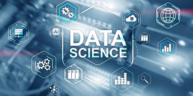 Le centre de données volumineuses analyse la science des données Contexte de la présentation