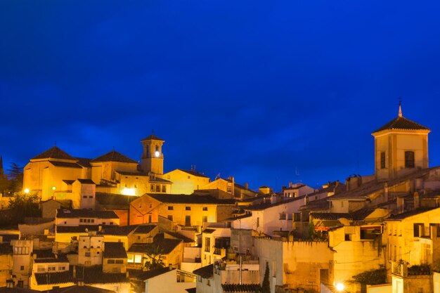 Centre historique de la belle ville rurale de Cehegin Murcie Espagne