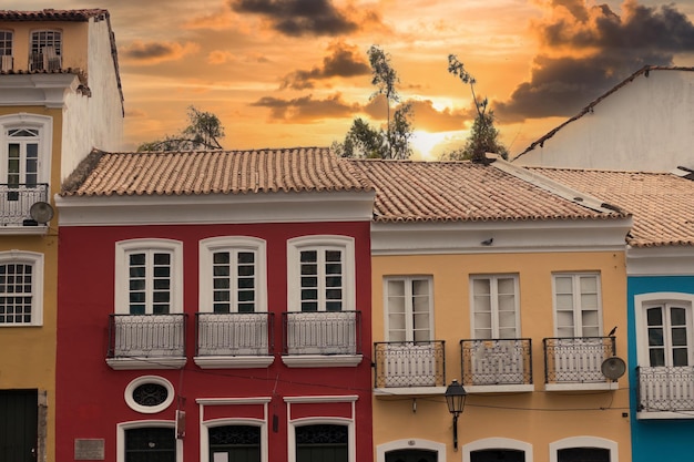 Centre historique de Pelourinho de la ville de Salvador Bahia Brésil.