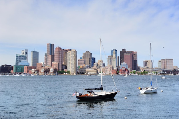 Le centre-ville de Boston