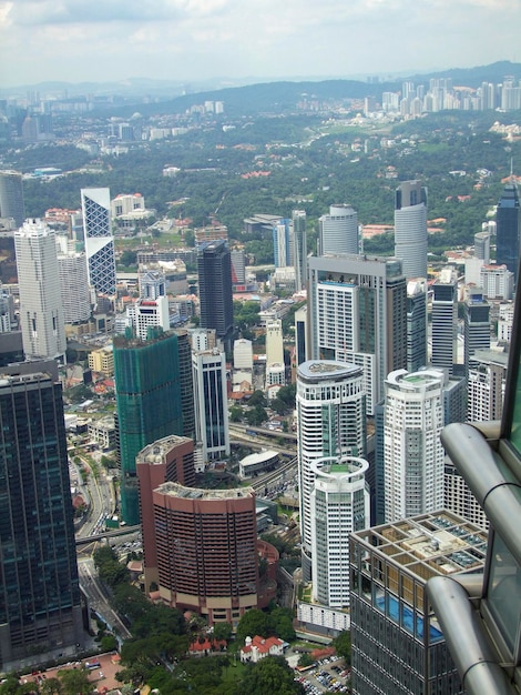 Le centre-ville de Kuala Lumpur