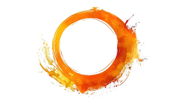 Photo cercle de dessins animés