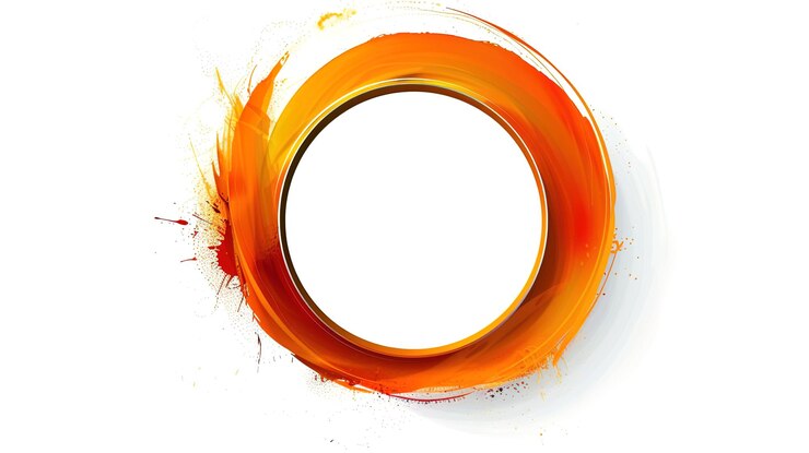 Photo cercle de dessins animés