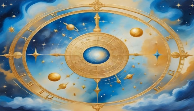 Le cercle de l'horoscope astrologique