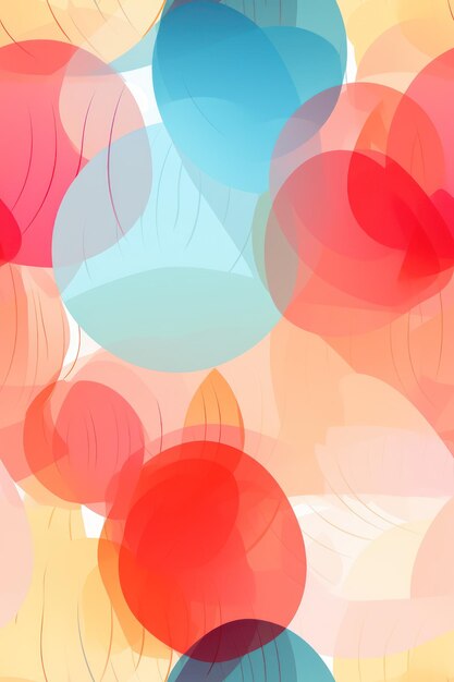 cercles abstraits multicolores illustration abstraite fond d'écran de modèle sans couture