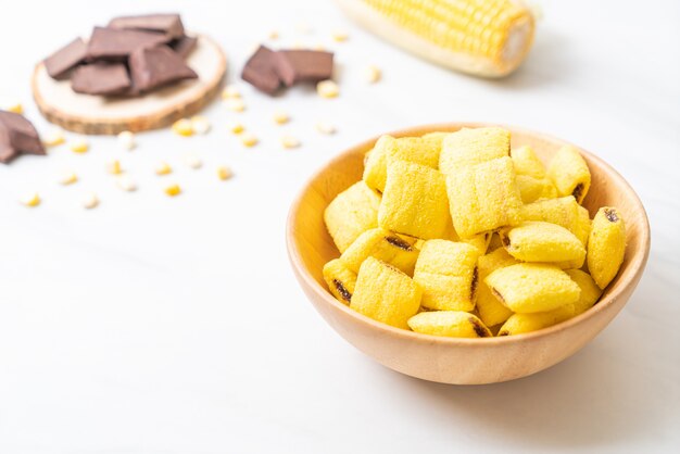 céréales au chocolat dans un bol