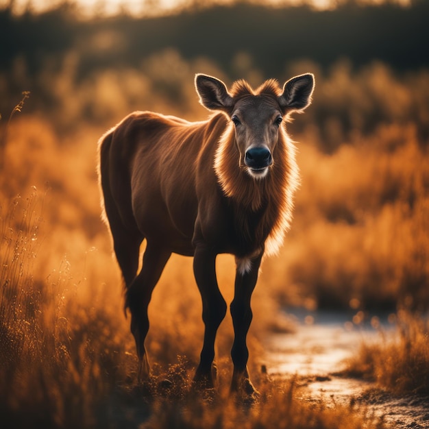 Le cerf dans la forêt Le cerf Dans la forêt