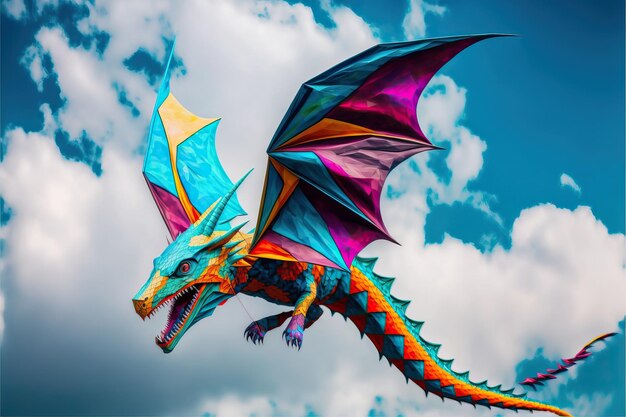 Cerf Volant Dragon , Adulte