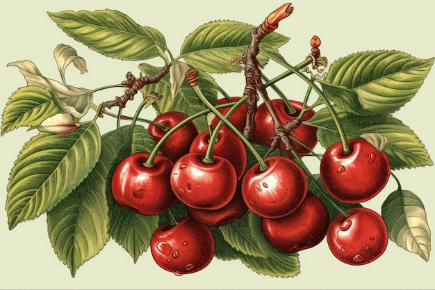 Cerises sur une branche IA générative