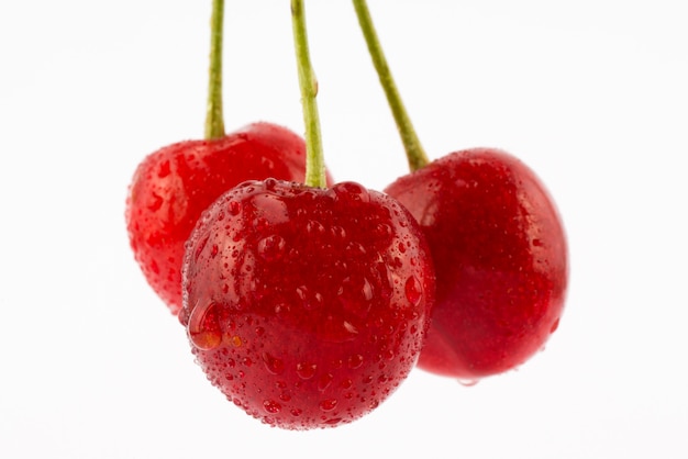 Cerises douces juteuses