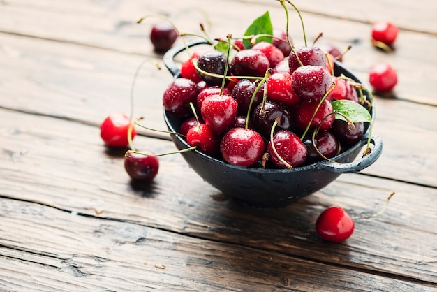 Cerises fraîches sucrées