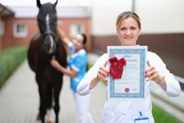 Certificat vétérinaire international pour les chevaux de sport libre