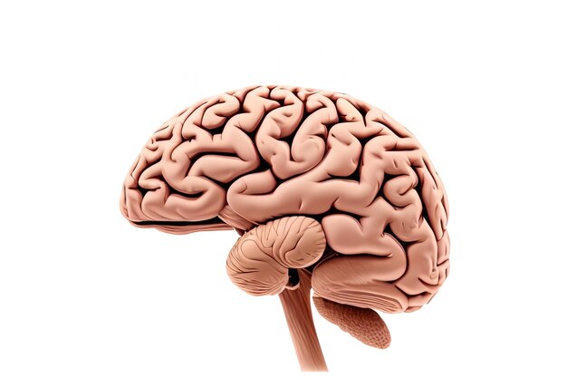 cerveau modèle 3D intelligence artificielle cerveau