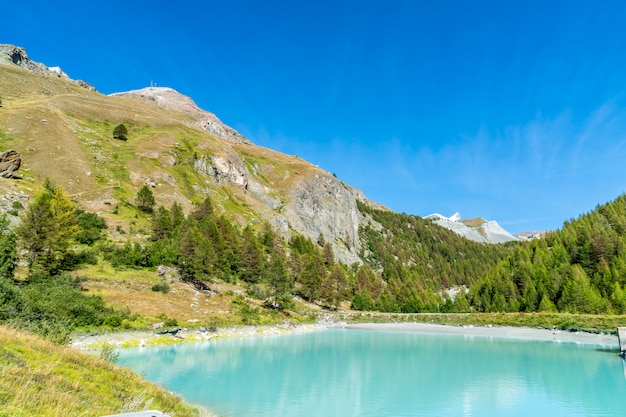 Cervin avec lac Mosjesee à Zermatt