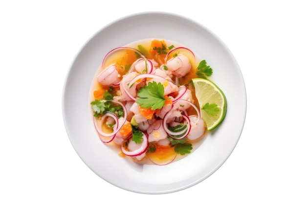 Ceviche Fruits de mer marinés aux agrumes Cuisine péruvienne