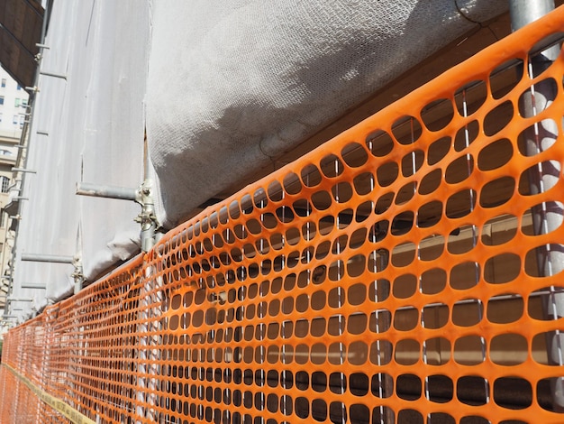 Échafaudage pour travaux de construction