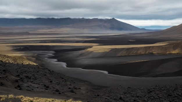 chaîne de montagnes Batman Montagne Islande été