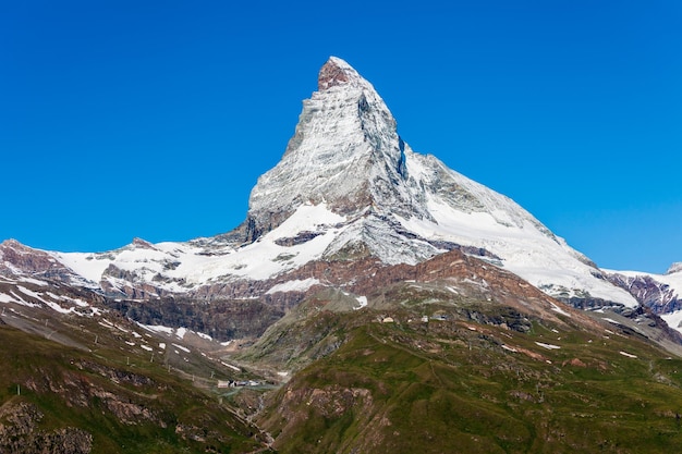 Chaîne de montagnes du Cervin en Suisse