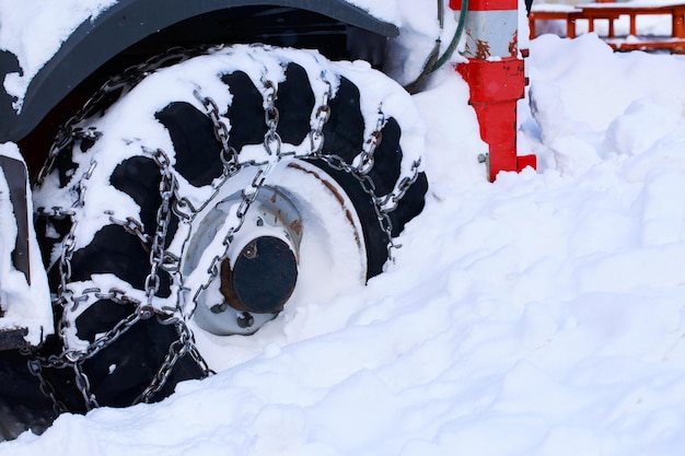 Les chaînes de neige