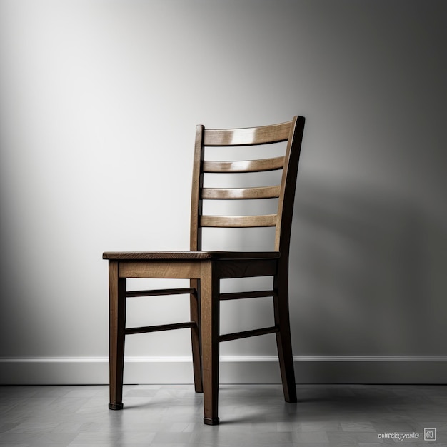 Photo une chaise ancienne en bois