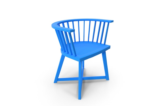 Chaise bleue